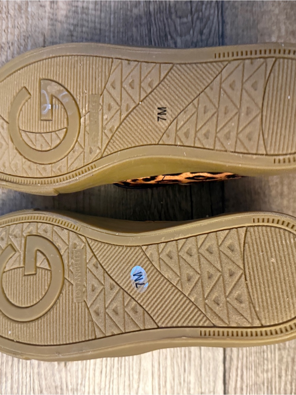 GBG Los Angeles Leopard Print Slip-On Flats - Brown/Black - Picture 3 of 5